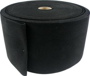 Gummiband Gummilitze gewoben glatt Zuschnitt ab 1m Meterware weiß schwarz Variantenwahl, Größe:10cm, Farbe:schwarz