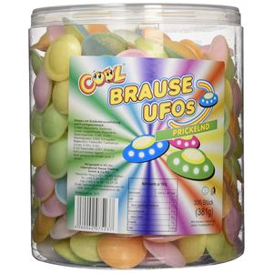 Cool Brause Ufos mit Schleckbrausefüllung mit Fruchtgeschmack 380g