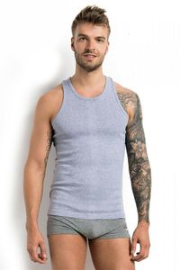 Henderson Unterhemd T-Shirt 100% Baumwolle Tílko 1480 - Grau - L