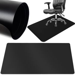 Bürostuhlunterlage Bodenschutzmatte 90x130cm Universal 21789, Farbe:Schwarz
