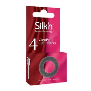 Silk'n VacuPedi Ersatzfilter für VacuPedi Hornhautentferner, 4 Stück