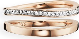 Cai Ring 925 Sterling Silber rot vergoldet Topas 41184122536030 Cai Ring 925 Sterling Silber rot vergoldet Topas 41184122536030