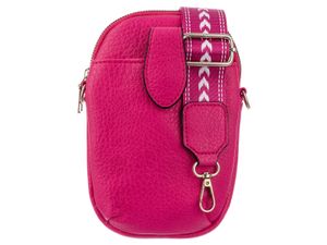 Hernan HB0376 Handytasche mit breitem Gurt fuchsia