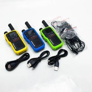 BAOFENG GT-18 Walkie Talkie PMR446 Lizenzfrei Funkgerät für Erwachsene Kinder, Wiederaufladbares Walky Talky 1500mAh Batterie, Dual-PTT, 16 Kanäle, Scan, Taschenlampe für Camping Wandern, 3er Pack