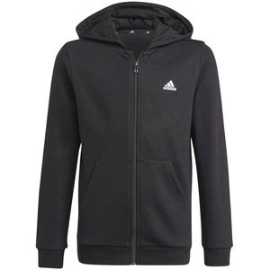 adidas Essentials Full-Zip Hoodie Jr GN4020, bluza, dla chłopców, czarna