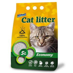 Hilton Cat Litter ECO - Bentonit-Katzenstreu 5l geruchlos staubfrei nicht klebende Pfoten