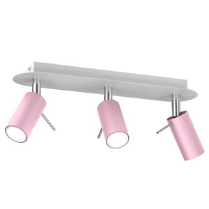 Preston Pink/White 3X Mini Gu10 Deckenleuchte Deckenlampe Deckenspots Kinderzimmer Kinderleuchte Kinderlampen