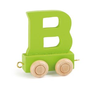 Small Foot Design 10352 'Buchstabenzug bunt' Holz Buchstabe B, grün (1 Stück)
