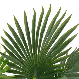 vidaXL Künstliche Pflanze Palme mit Topf Grün 70 cm