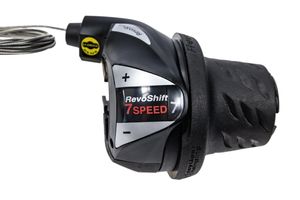 Shimano 7-fach Revoshift Drehgriff Schalter Schaltung Fahrrad Shifter inkl. Schaltzug Kettenschaltung