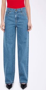 BALL BASerena Damen Jeans Denim Jeans Hose mit geradem Schnitt Fransen Eingrifftaschen Reißverschluss Label-Details 100% Baumwolle Regular fit BALL BASerena Damen Jeans Denim Jeans Hose mit geradem Schnitt Fransen Eingrifftaschen Reißverschluss Label-Details 100% Baumwolle Regular fit
