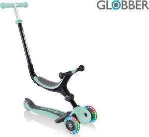 Globber 3-in-1 Scooter Ab 1 Jahren Go Up Foldable Plus Lights Mint