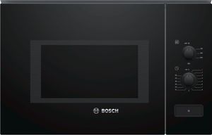 Bosch 4 Series BFL550MB0 - Mikrowelle (Einbau, nur Mikrowelle, 25 L, 900 W, Tasten, drehbar, Schwarz)