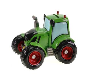 Udo Schmidt Spardose grüner Traktor 17 cm Bauernhof Träcker Sparschwein Landwirt