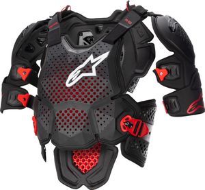 Alpinestars Brustprotektor A-10 V2 Full Anthracite/Black/Red XL/2XL
