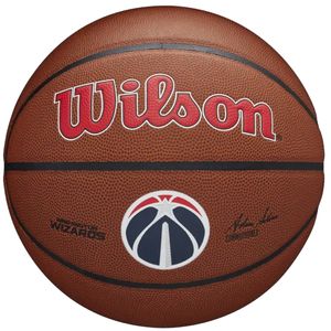 Wilson Team Alliance Washington Wizards Ball WTB3100XBWAS, Unisex, Basketballbälle, Braun, Größe: 7