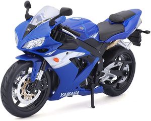 Maisto - Model motocyklu - Yamaha YZF-R1 (modrá, měřítko 1:12)