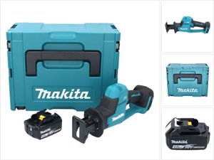 Makita DJR 189 M1J Akku Reciprosäge Säbelsäge 18 V Brushless + 1x Akku 4,0 Ah + Makpac - ohne Ladegerät Makita DJR 189 M1J Akku Reciprosäge Säbelsäge 18 V Brushless + 1x Akku 4,0 Ah + Makpac - ohne Ladegerät