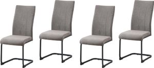 Schwingstuhl 4er-Set Braun LennyP HTI-Line