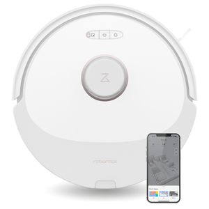 Roborock Q8 Max Staubsauger Roboter 59W 5500Pa Saugroboter Hindernisvermeidung DuoRoller Brush LDS App Kindersicherung Kehrroboter (Weiß)