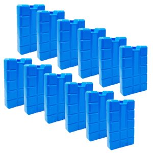 ToCi 12er Set Kühlakku mit je 400 ml | 12 blaue Kühlelemente für die Kühltasche oder Kühlbox