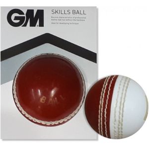 Gunn And e - Kriketová loptička "Skills" pre mužov/ženy Uni CS469 (jedna veľkosť) (červená/biela)