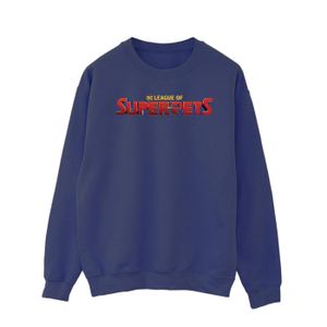 DC Comics - "DC Comics DC League Of Super-Pets Movie Logo" Sweatshirt für Herren BI21746 (XL) (Marineblau)