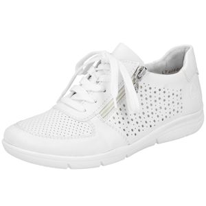 Rieker Damen Halbschuhe Sneaker Schnürung L7405, Größe:36 EU, Farbe:Weiß