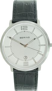 BERING Classic Herrenuhr schwarz/grau/weiß 11139-000