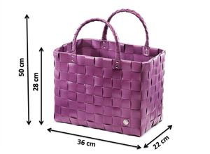 Torba Kobolo koszyk na zakupy pleciony plastikowy shopper - FUCHSIA XXL - 36x22x28 cm - torba plażowa damska torba na ramię torba na zakupy uni Torba Kobolo koszyk na zakupy pleciony plastikowy shopper - FUCHSIA XXL - 36x22x28 cm - torba plażowa damska torba na ramię torba na zakupy uni