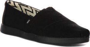 Toms Alpargata Plus In Black Black For Women – 7.5 UK - 41 EU - 9.5 US / Black Black