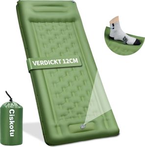 Isomatte Selbstaufblasend,12CM Luftmatratze Camping mit Fußpumpe,Outdoor Isomatte Camping Ultraleicht Kleines Packmaß Camping Schlafmatte Matratze Isomatte Selbstaufblasend,12CM Luftmatratze Camping mit Fußpumpe,Outdoor Isomatte Camping Ultraleicht Kleines Packmaß Camping Schlafmatte Matratze