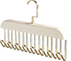 Kleiderbügel mit 8 Haken, Westenhalter, Unterwäsche-Kleiderbügel aus Massivholz, platzsparender Mehrzweck-Kleiderbügel für die Organisation von Kleiderschränken Kleiderbügel mit 8 Haken, Westenhalter, Unterwäsche-Kleiderbügel aus Massivholz, platzsparender Mehrzweck-Kleiderbügel für die Organisation von Kleiderschränken