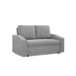 Sofa 2-Sitzer  mit Schlaffunktion,  Cord - Grau