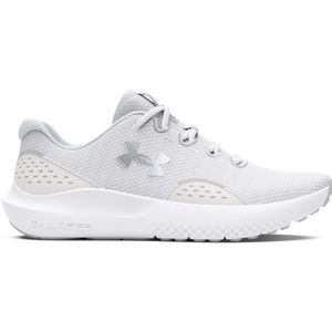 Under Armour Charged Surge 4 White-Distant Gray-Metallic Silver Größe EU 38