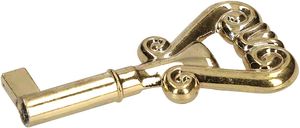 KOTARBAU® 5er Set Möbelschlüssel Schrankschlüssel Klein Gold Antik Bunt-Bartschlüssel für Möbel Schrak Minibar Schreibtisch Schubladen