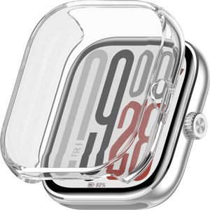 INF Elektrolyticky pokovované puzdro Redmi Watch 5 TPU Transparentné