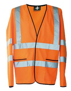 Korntex KXLWJ | Herren Light Weight Hi-Viz Jacket EN ISO 20471 Class 3 - Farbe: Signal Orange - Größe: M
