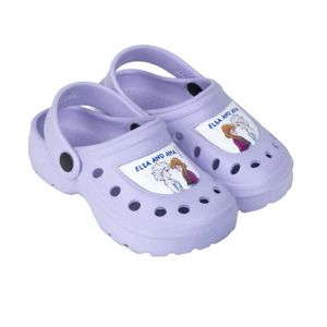 Disney Die Eiskönigin Elsa Mädchen Kinder Clogs Badeschuhe Latschen – Lila / 30/31