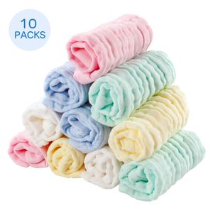 12stück Waschtücher Baby Waschlappen Handtücher 100% Baumwolle Mint/Grau 