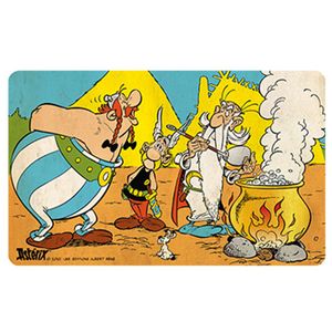 Frühstücksbrett - Asterix - mit Obelix und Miraculix - Schneidebrett