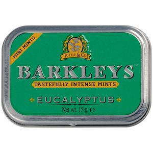 Barkleys Eukalyptus Pastillen mit Minz Geschmack zuckerfrei 15g