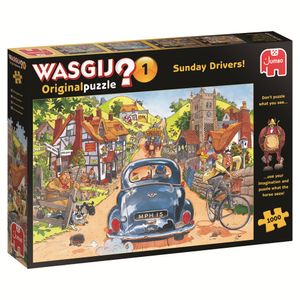 Jumbo Spiele 1119800084 Wasgij Original 1 Sonntagsfahrer! 1000 Teile Puzzle