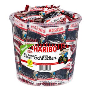 Haribo Lakritz Schnecken im Minibeutel Klassiker Veggie 100 Stück
