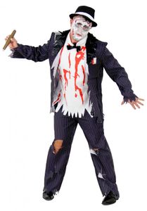 Zombie Gangster  Kostüm, Größe:XXL