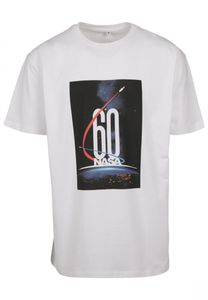 Pánské tričko Mr. Tee NASA 60 Oversized Tee white - XS