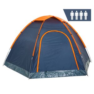 Stan CampFeuer HexOne pro 4 osoby | Oranžová / Modrá | 3000 mm vodní sloupec