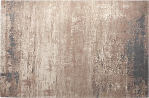 Vintage bavlněný koberec MODERN ART XXL 350x240cm šedobéžový sepraný  vzhled