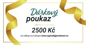 Voucher upominkowy na 2500 CZK Forma vouchera: Wydrukowany