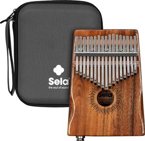 Sela Kalimba 17 Koa Hollow with Pickup
